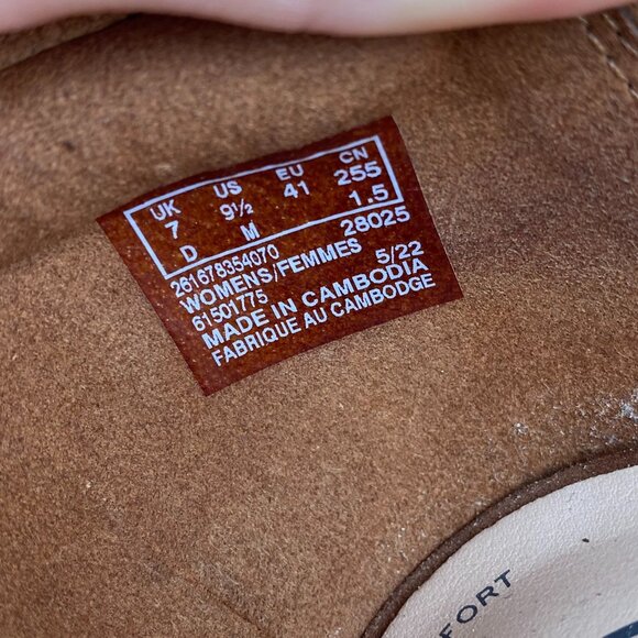 Clarks Women's Teresa Step Dark Tan Suede 261678354070 Heels,Size 9.5M - Picture 9 of 10